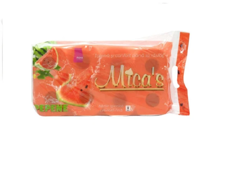 MICAS HARTIE IGIENICA 8ROLE 3STR PEPENE 